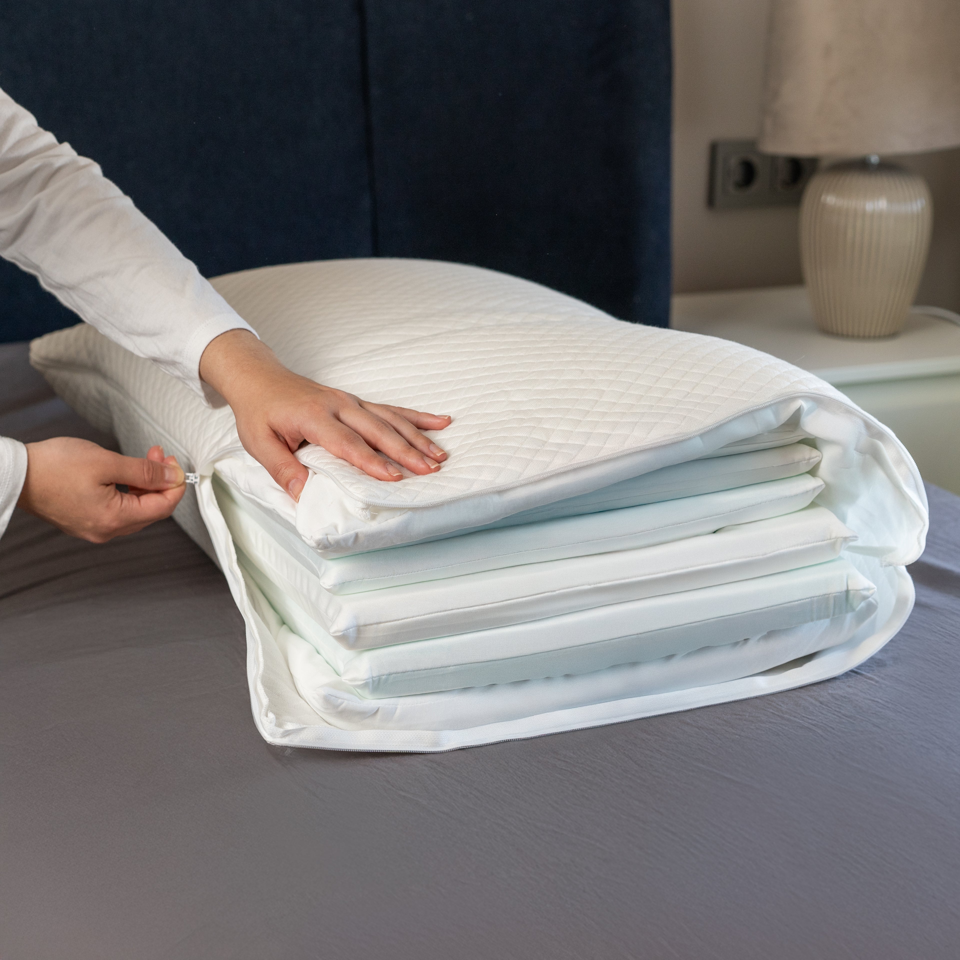 Cloudure Verstelbaar Traagschuim Hoofdkussen